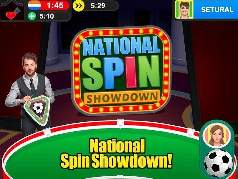 National Spin Showdown in Action National Spin Showdown Gameplay Screenshot