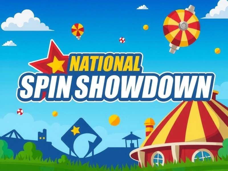 National Spin Showdown Official Game Artwork National Spin Showdown Game Banner